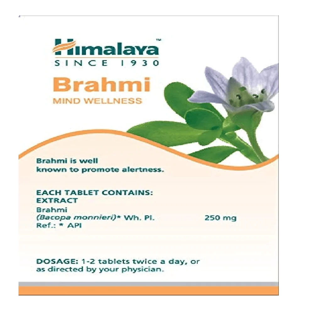 Himalaya Wellness Pure Herbs Brahmi Mind Wellness, 60 Tablets-3.webp